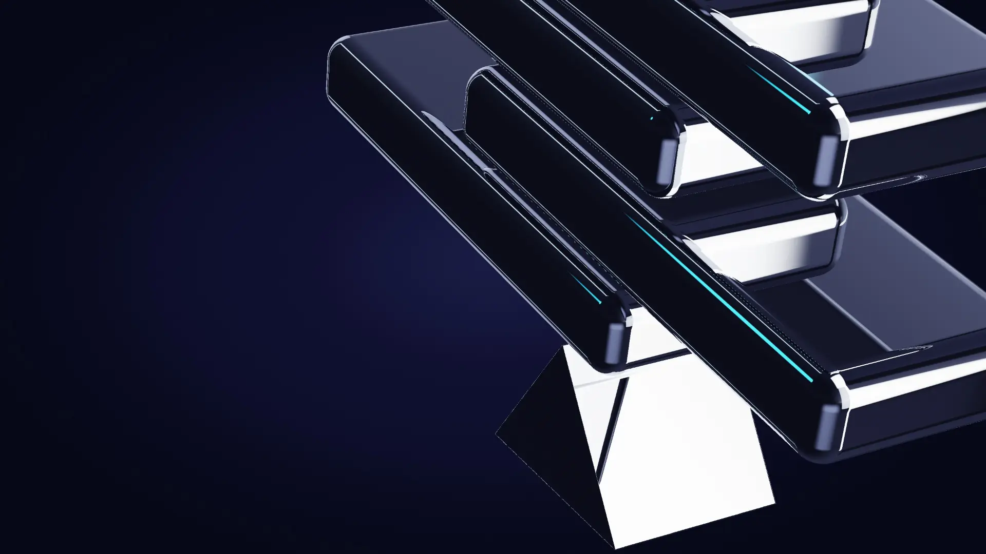 A chrome ledger balanced on a pivot — a detail