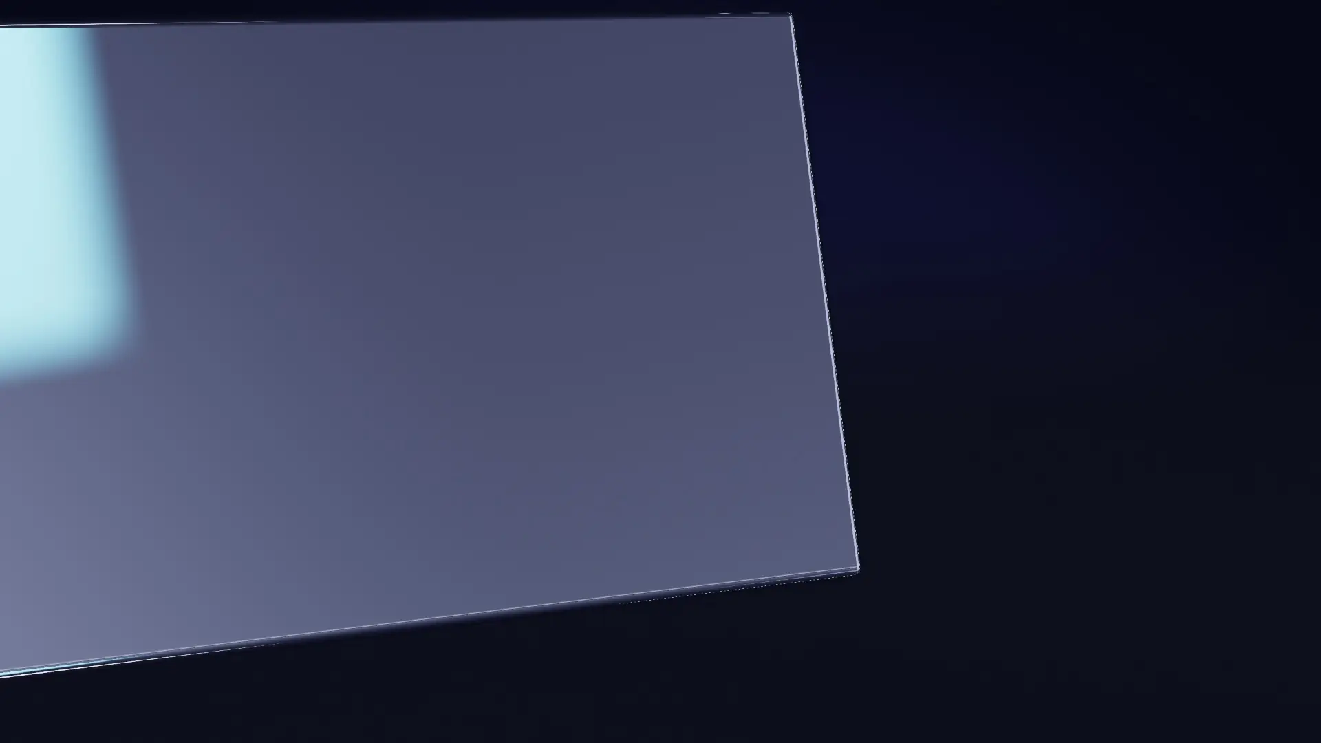 A chrome sheet over a mercury mirror — a detail
